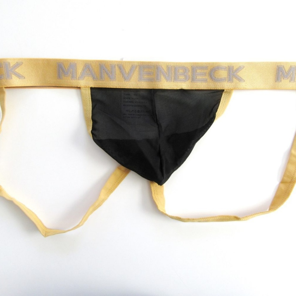 Black Mesh Jockstrap.